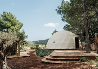 Yoga domo geodésico ibiza dalia dome