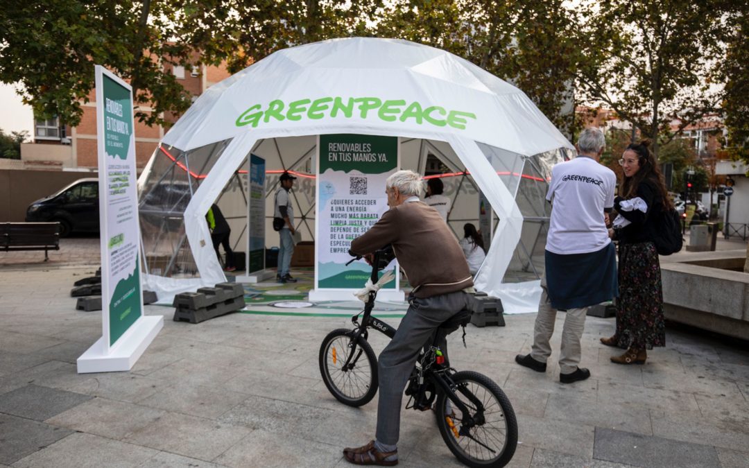 Campaña Renovables en tus manos ya – Greenpeace Getafe